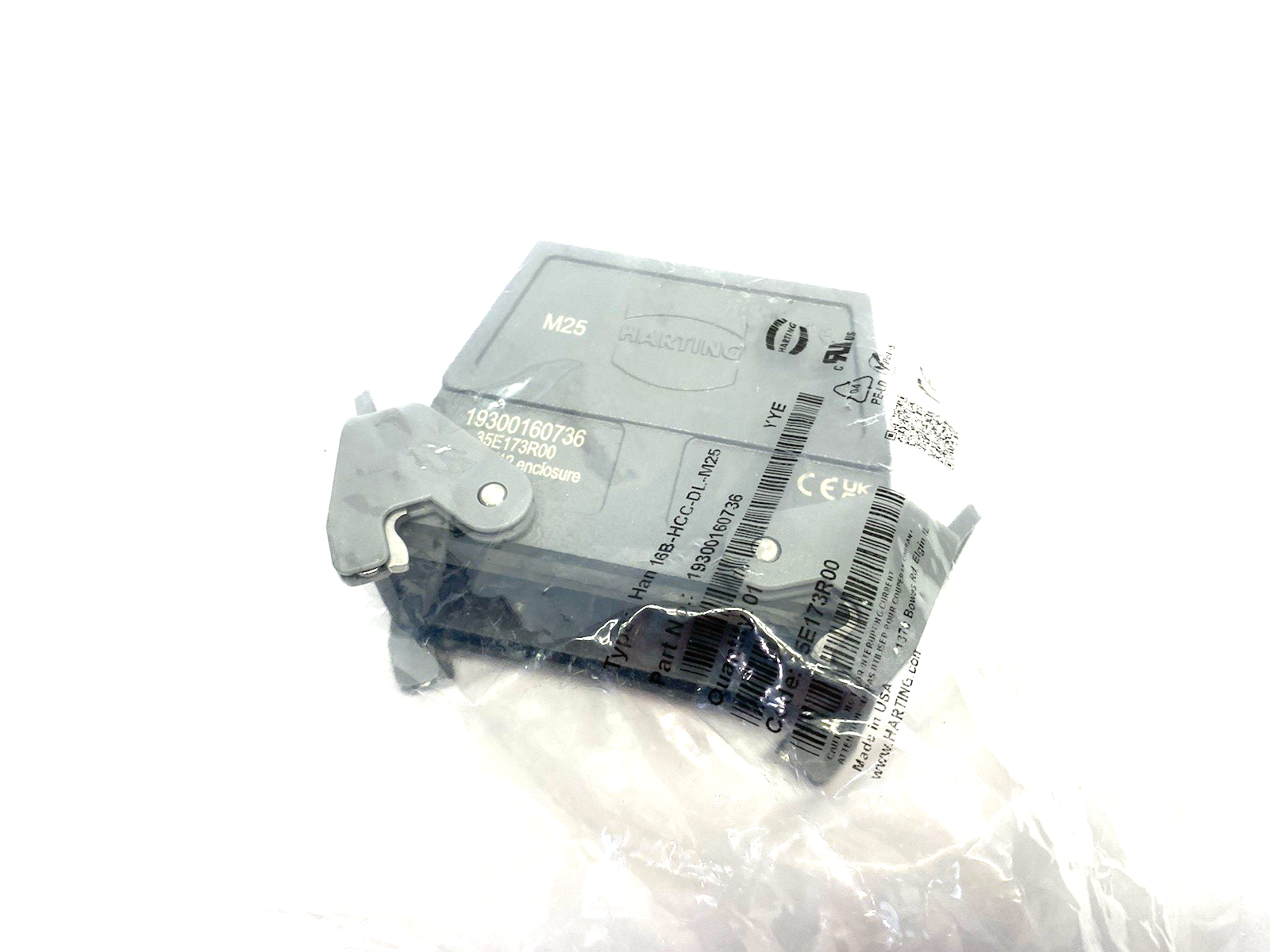 19300160736 | Harting Cable Housing Han 16B Hood Coupler HC - New - Maverick Industrial Sales
