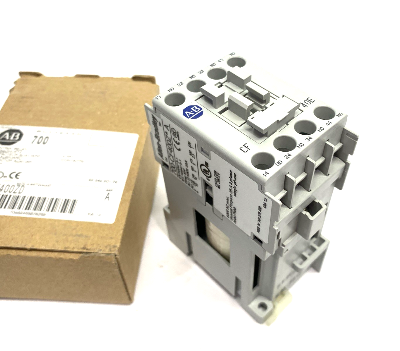 700-CF400ZD | Allen Bradley Ser. A Industrial Control Relay 4 NO Contacts - New – Open box - Maverick Industrial Sales