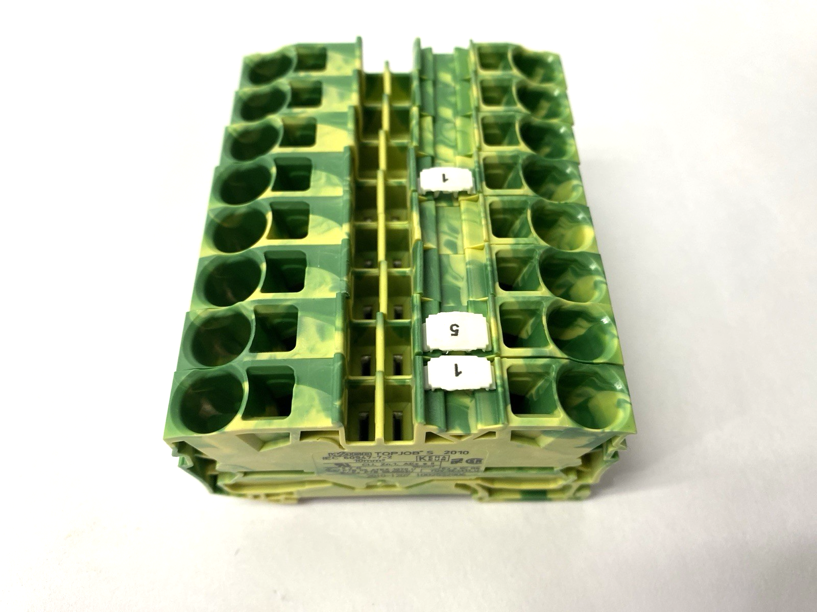 Wago 2002‑1207 Topjobs Ground Terminal Block LOT OF 8 - Maverick Industrial Sales