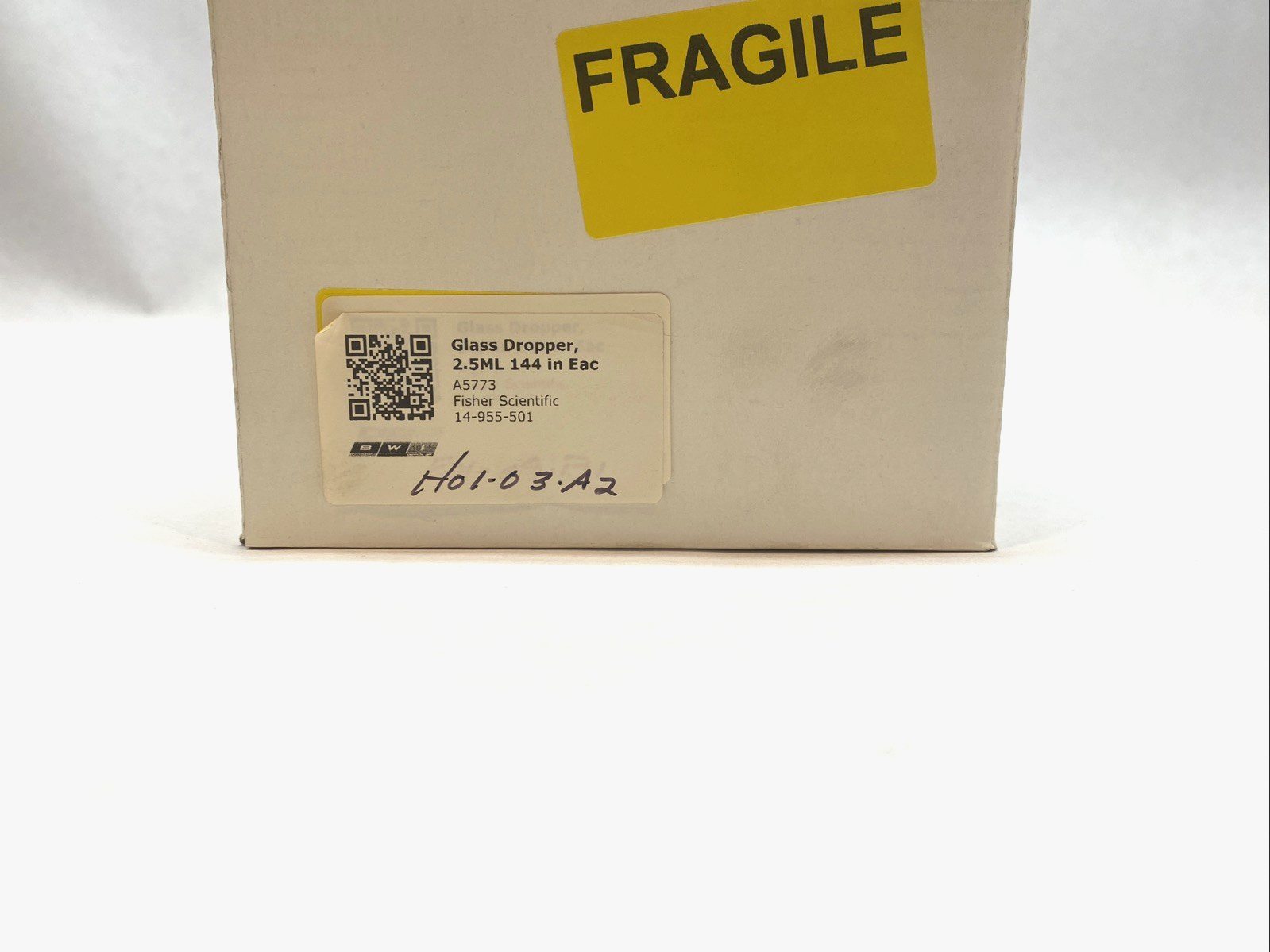 Fisher Scientific 14‑955‑501 Glass Medicine Dropper 2.5 mL LOT OF 144 - Maverick Industrial Sales