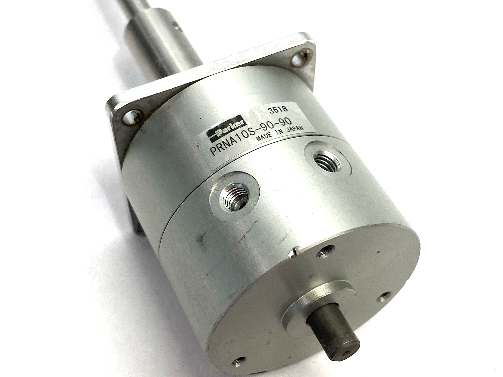 PRNA10S-90-90 | Parker Compact Pneumatic Rotary Vane Actuator, Single Vane, Fixed - Used - Maverick Industrial Sales
