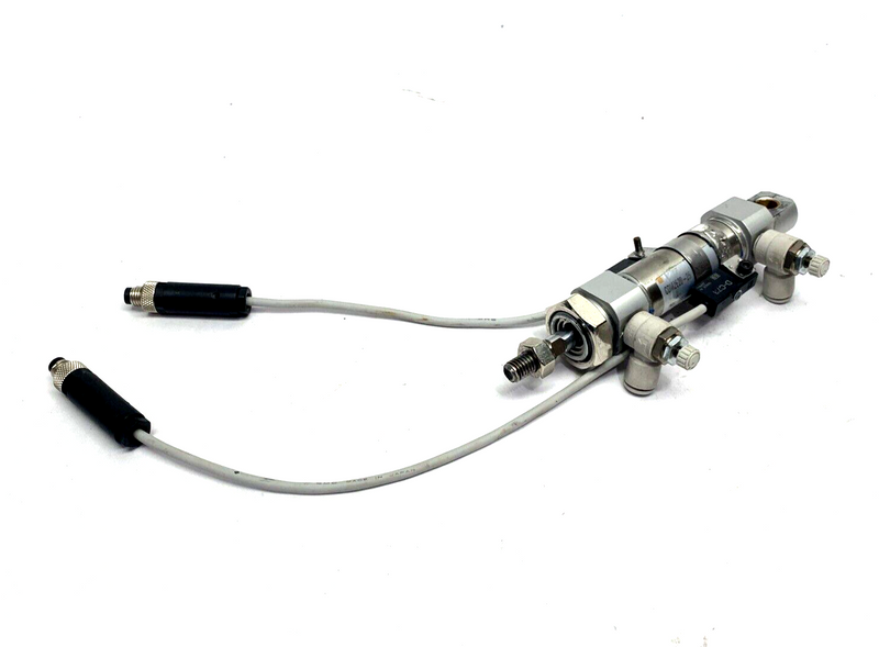 SMC CDM2E20-25 Round Body Cylinder 20mm Bore 25mm Stroke w/ D-C73 Auto Switches - Maverick Industrial Sales