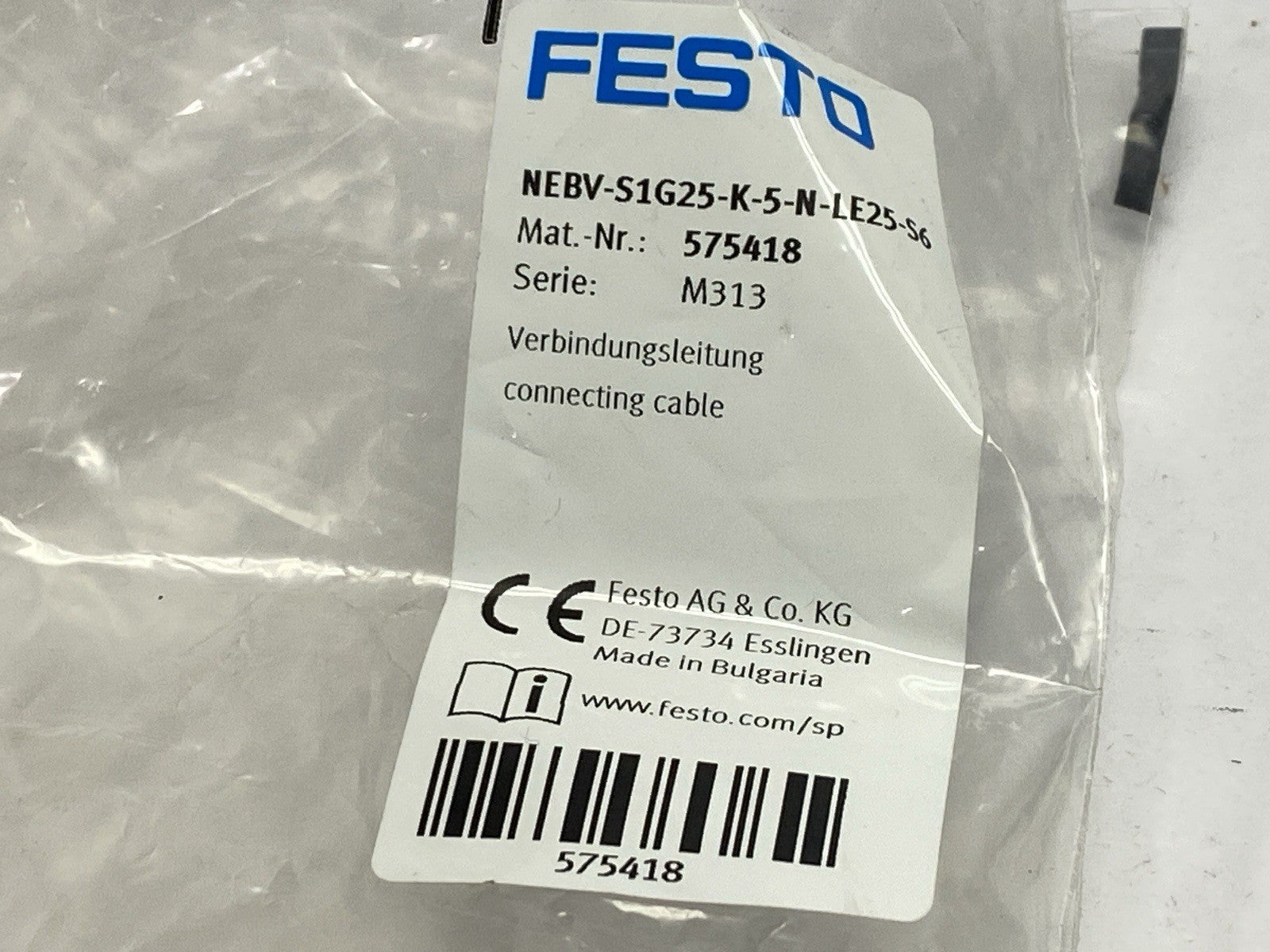 Festo NEBV-S1G25-K-N-LE25-S6 Connecting Cable Sub-D 2.5m 575417 - Maverick Industrial Sales