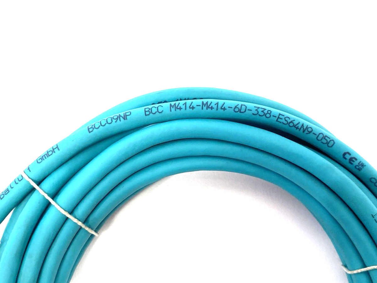 Balluff BCC09NP Ethernet/Profinet Cable D-Coded, BCC M414-M414-6D-338-ES64N9-050 - Maverick Industrial Sales