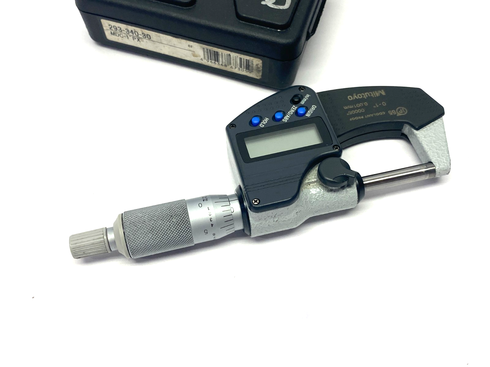 Mitutoyo 293-340-30 Digimatic Micrometer IP65 Coolant Proof MDC-1"PX - Maverick Industrial Sales