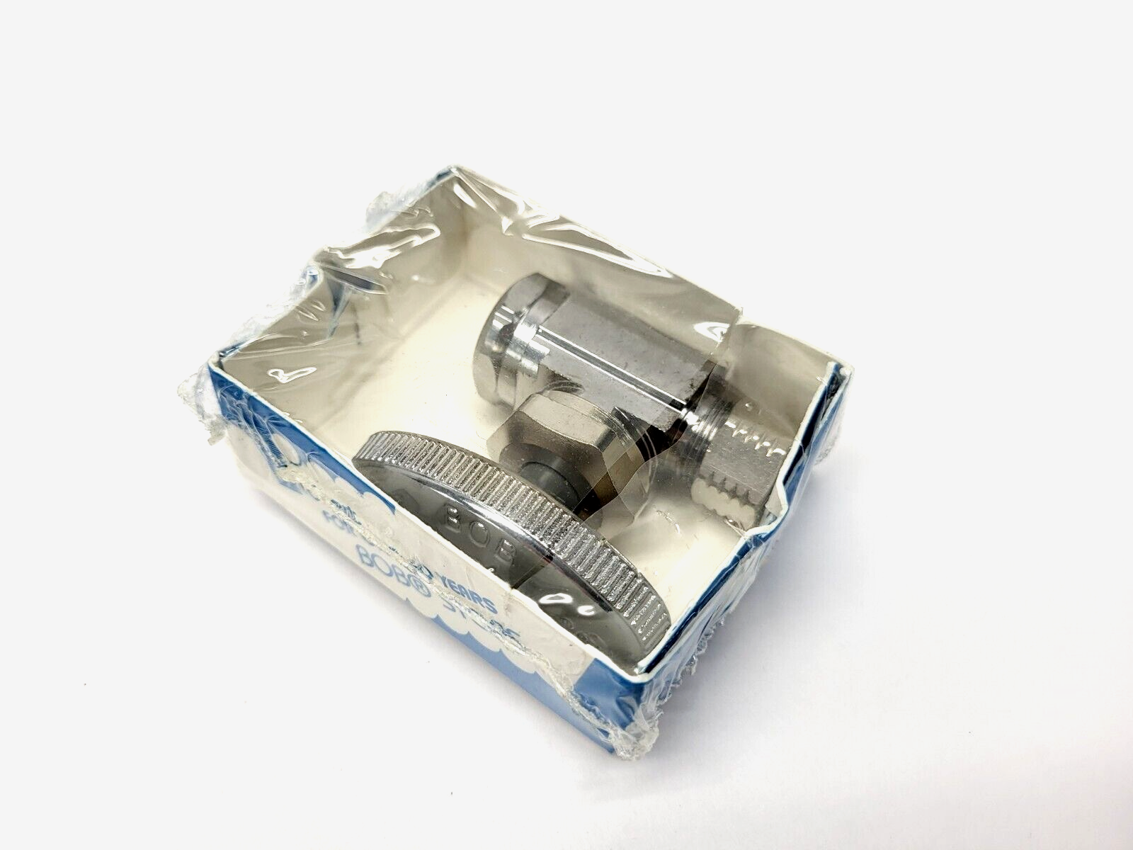 BOB SVP66CP Straight Stop Valve S66OR10C Chrome 3/8" Inlet x 3/8" Outlet - Maverick Industrial Sales