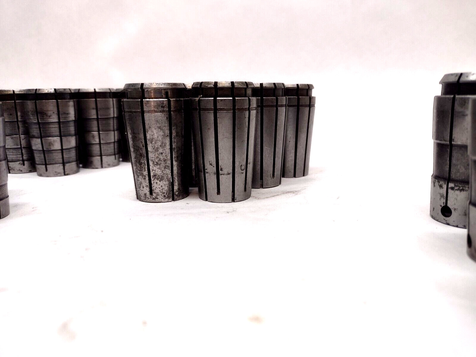 69 Pieces | Assorted CNC Spring Collets LOT OF 69 - Used - Maverick Industrial Sales