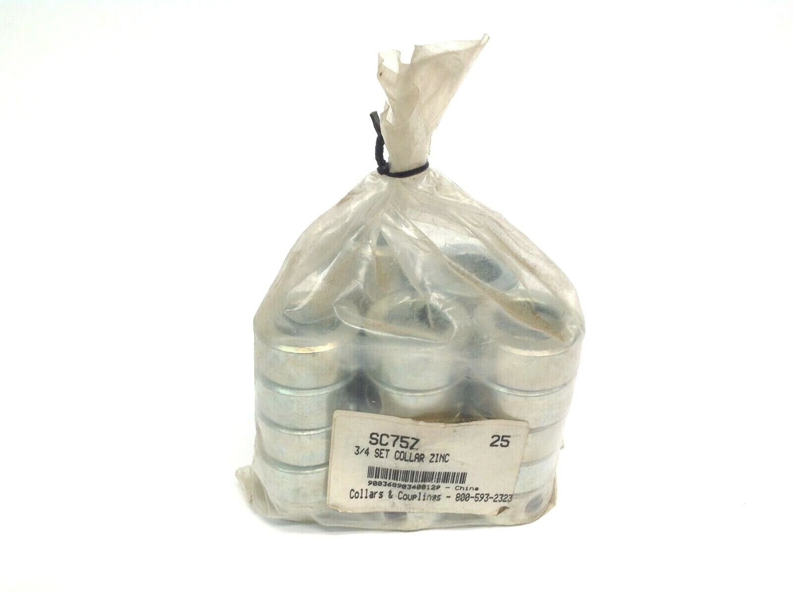 Collars & Coupling CLCP SC75Z Set Collars Zinc 3/4" LOT OF 25 - Maverick Industrial Sales