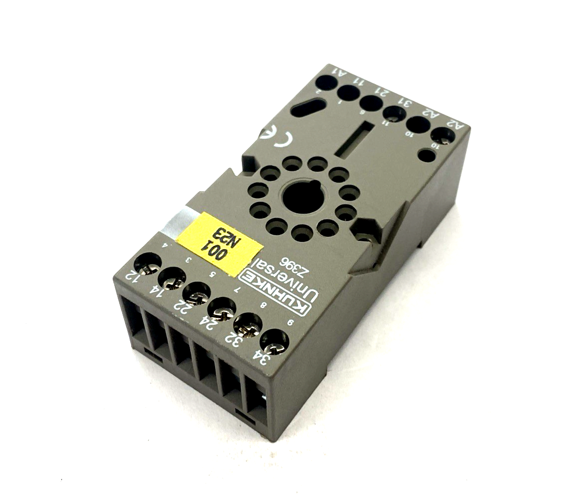Kuhnke Z396 Plug-In Relay Socket/Base, 11-Pin - Maverick Industrial Sales