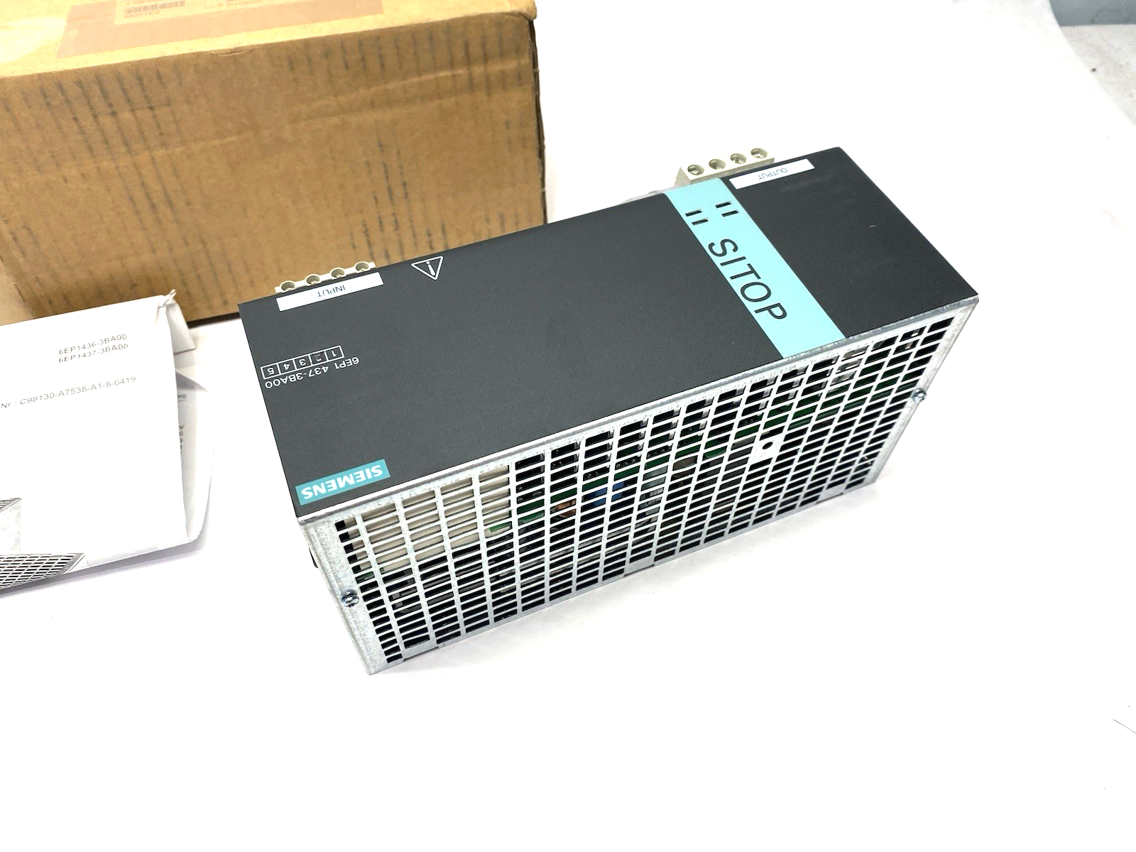 Siemens 6EP1437-3BA00 SITOP modular/3AC/24VDC/40A, Stabilized Power Supply Unit - Maverick Industrial Sales