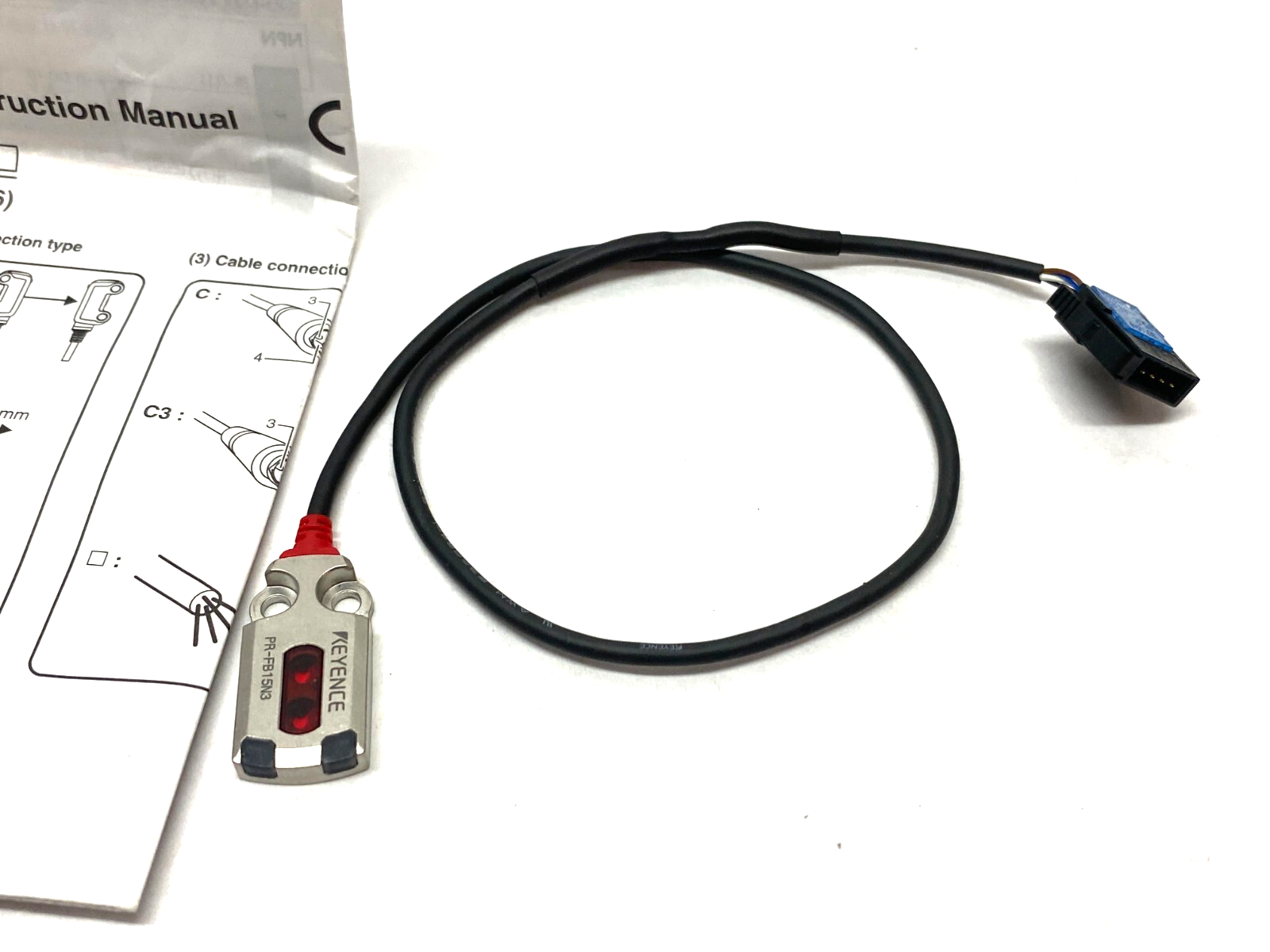 Keyence PR-FB15N3 Self-Contained Flat Reflective Photoelectric Sensor - Maverick Industrial Sales