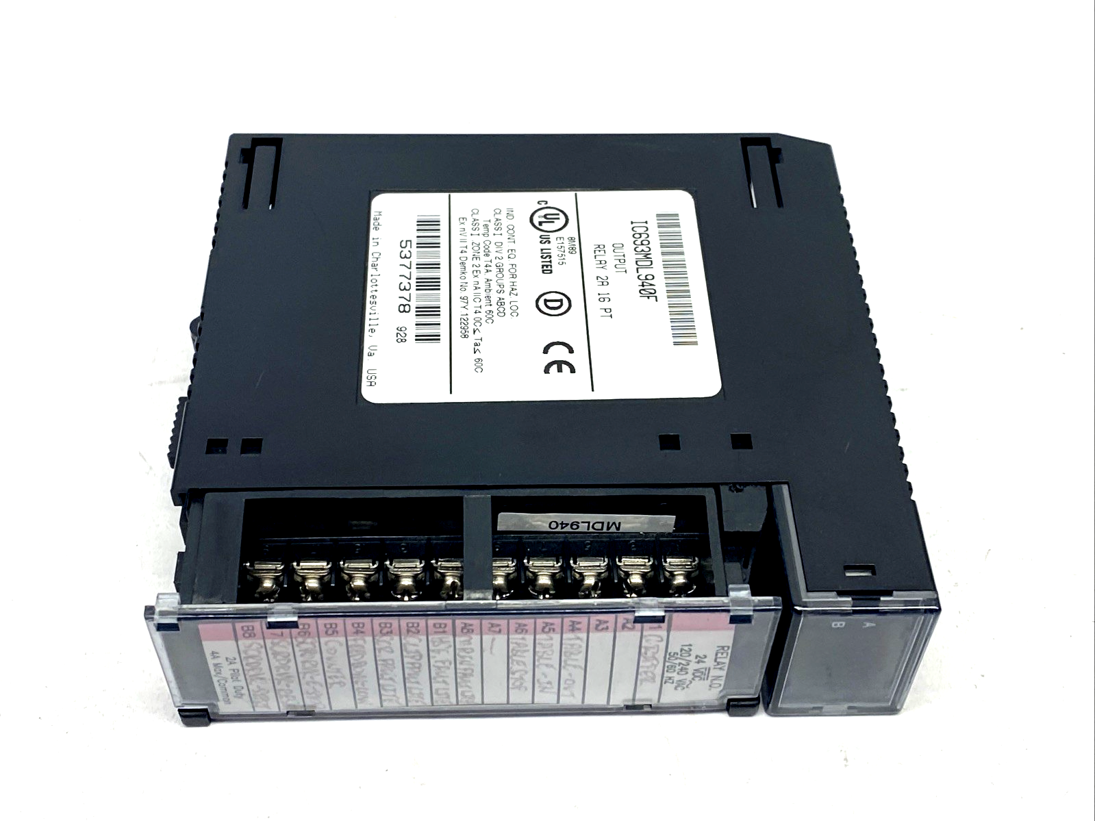 GE Fanuc IC693MDL940F Relay Output Module 2A 16PT - Maverick Industrial Sales