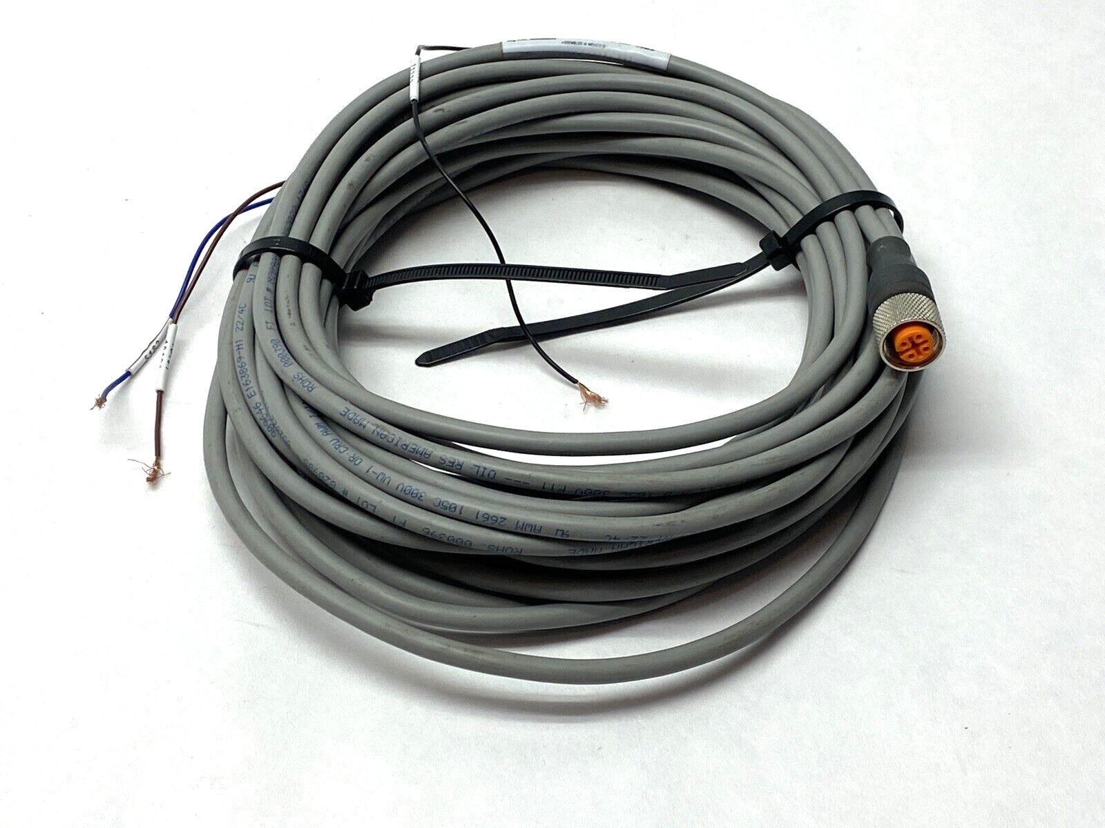 Lumberg Automation 4-646/10M M12 Female Connector Single-Ended 600006243 - Maverick Industrial Sales