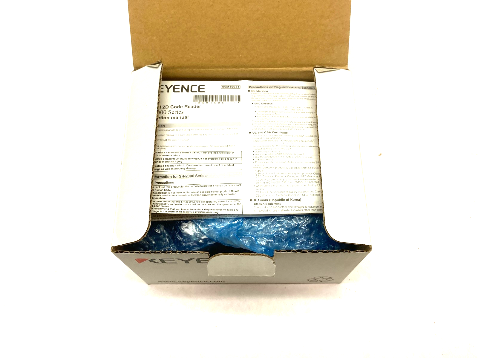 Keyence SR-2000 1D/2D Code Reader, Full Range Model, 2048 × 1536 pixels - New – Open box - Maverick Industrial Sales