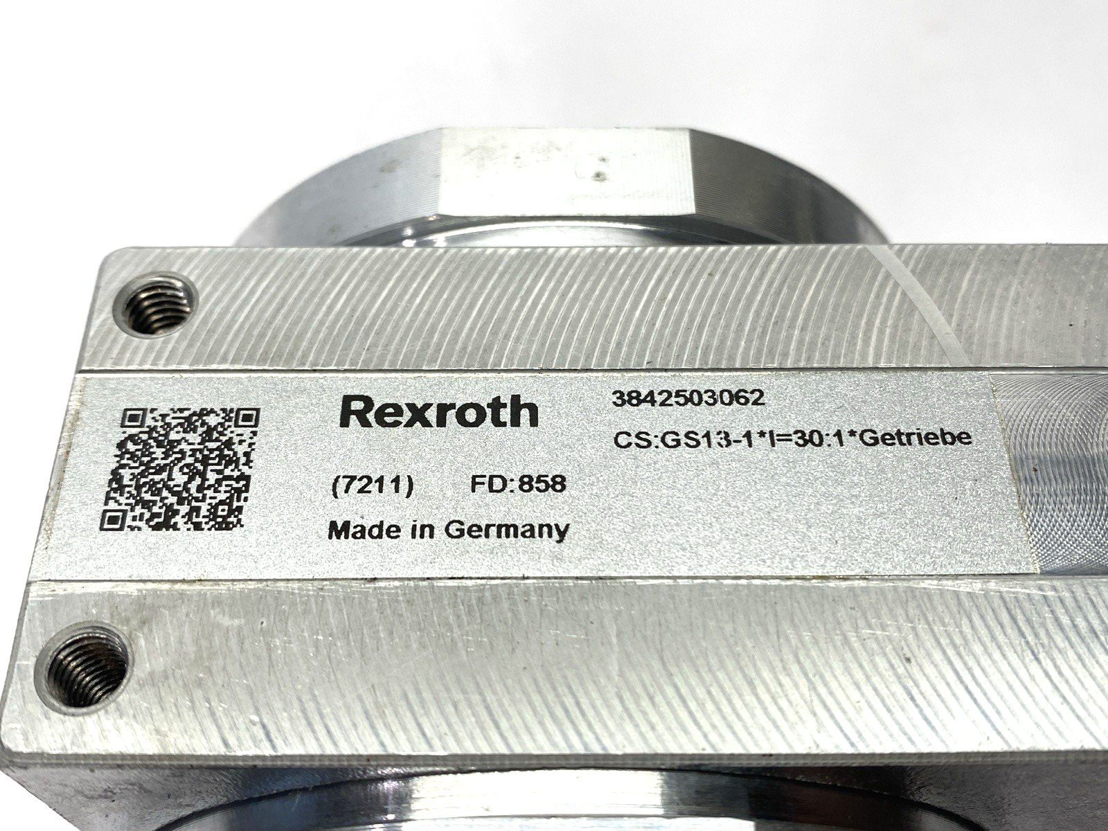 Bosch Rexroth 3842503062 Slip On Gear Unit GS 13-1 30:1 NO HARDWARE - Maverick Industrial Sales