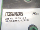 Phoenix Contact SACB-8/16-L-5, PUR 8 Sensor / Actuator Box 16 95 19 7 - Maverick Industrial Sales