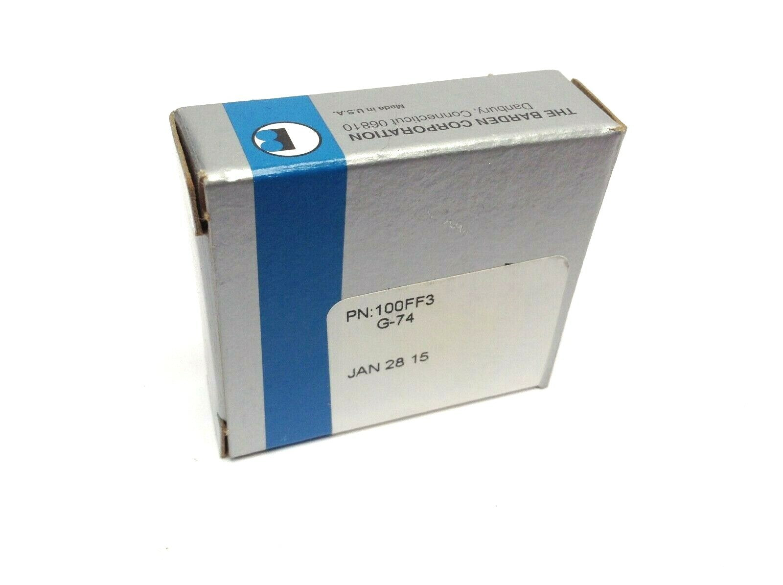 Barden Precision Bearings 100FF3 G-74 Radial Deep Groove Ball Bearing - Maverick Industrial Sales