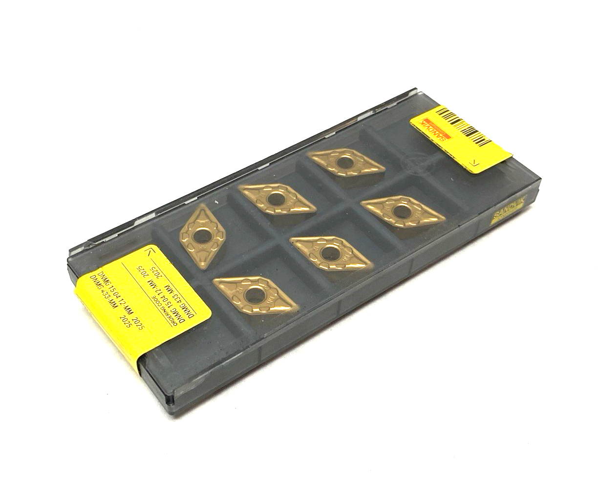 5733569 | Sandvik Coromant T-Max® P, Insert for Turning DNMG 433-MM 2025 PKG OF 6 - New – Open box - Maverick Industrial Sales