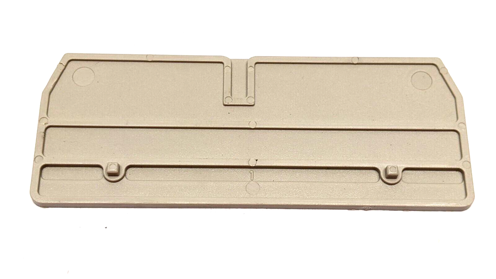 Weidmuller ZAP/TW3 Terminal Block End Plate Beige LOT OF 10 - Maverick Industrial Sales