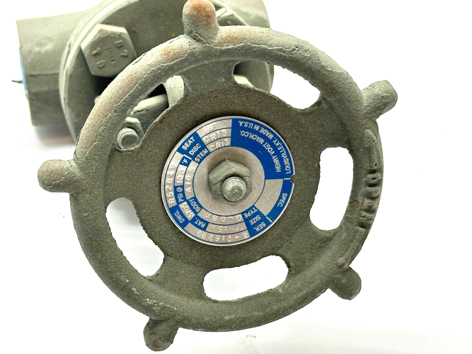 Henry Vogt Machine Co B52849 Globe Valve 1/2" 1500lb A105 Body HF Seat CR13 Stem - Maverick Industrial Sales