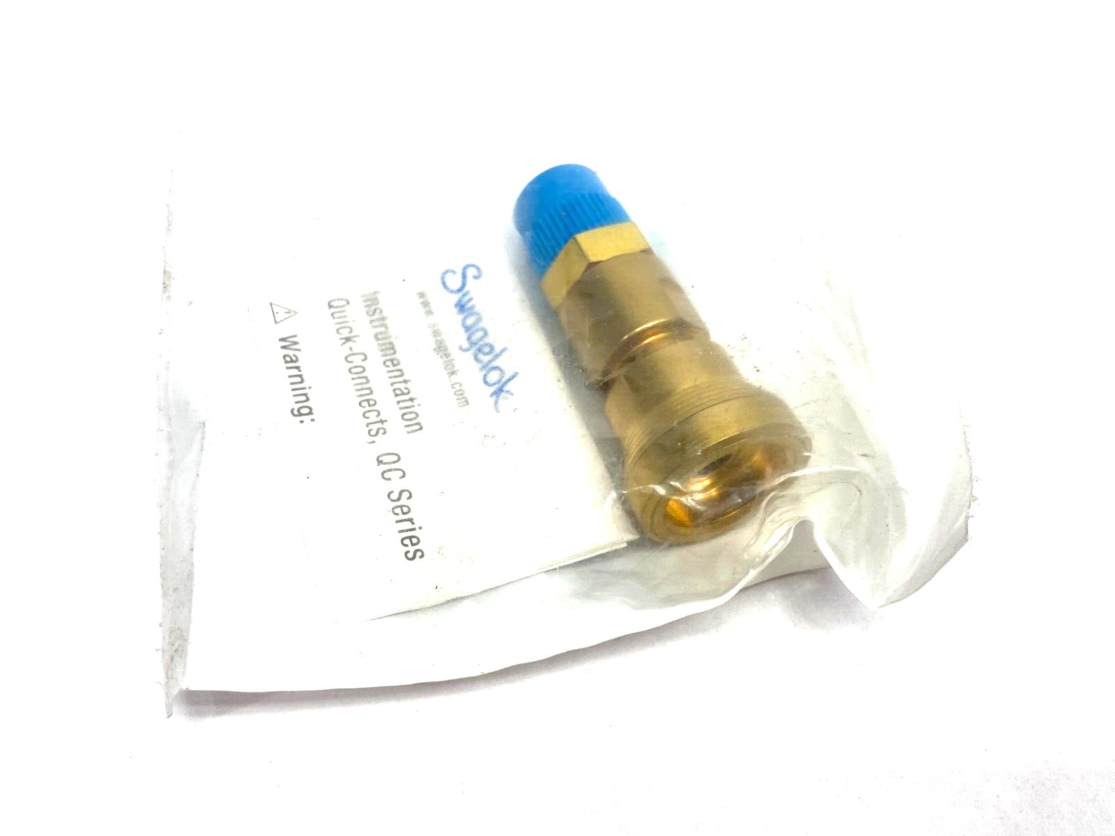 Swagelok B-QC4-B-4PM Brass Instrumentation Quick Connect Body - Maverick Industrial Sales
