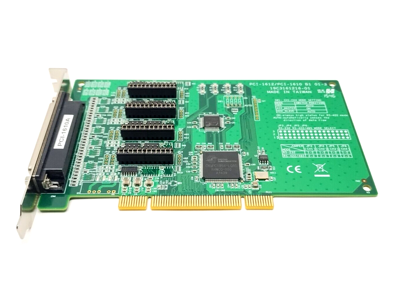 Advantech PCI-1612/PCI-1610 Rev. B1 PCI Card 01-3 PCI-1610A 19C3161216-01 - Maverick Industrial Sales