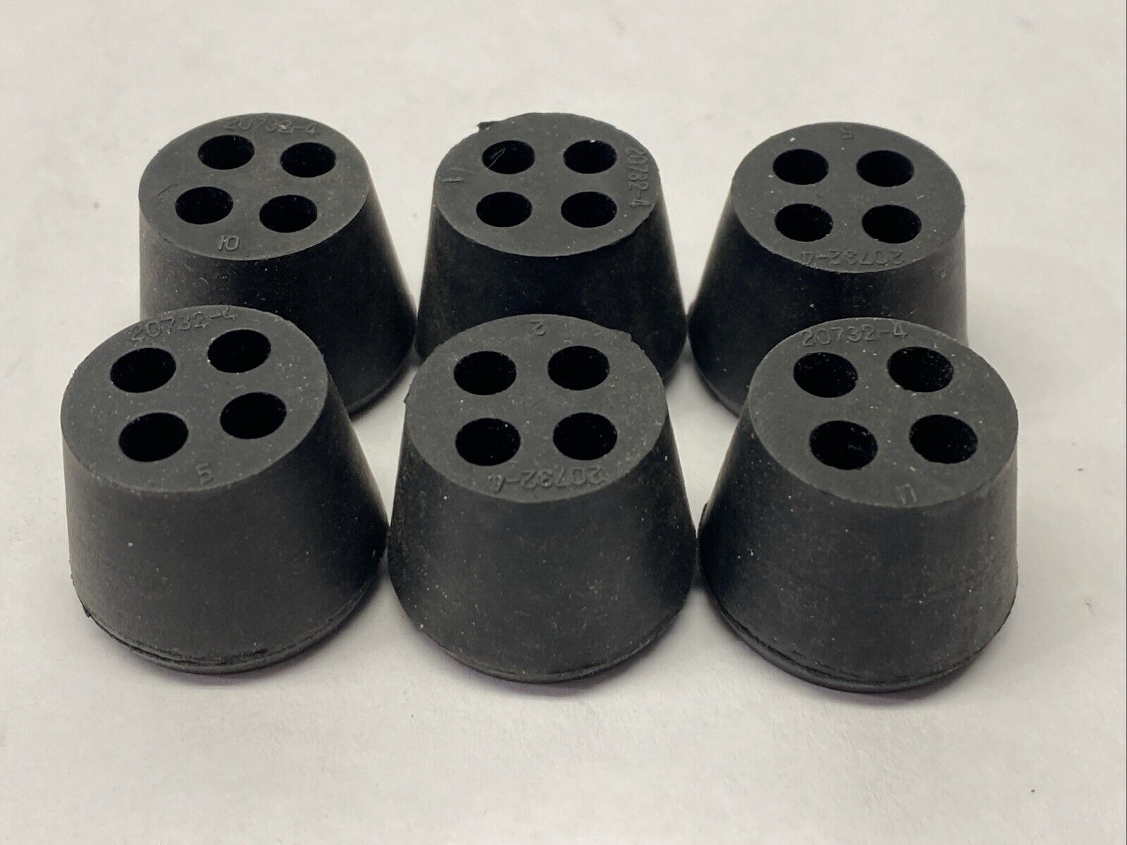 Remke SRB-20732-4 Multiple Hole Bushing 4x 0.218" Form Size 2 And 3 LOT OF 6 - New – Open box - Maverick Industrial Sales