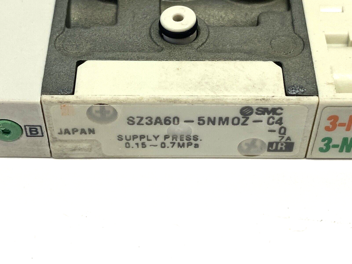 SZ3A60-5NM0Z-C4 | SMC Solenoid Valve 5-Port - Used - Maverick Industrial Sales