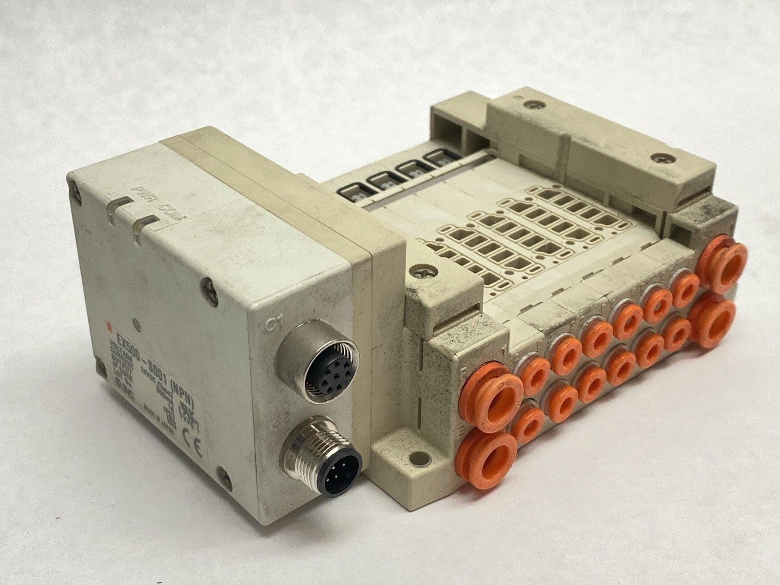 SMC 10-SS5V1-W10S0D-06U-N3 Pneumatic Manifold Assembly 6-Station - Maverick Industrial Sales