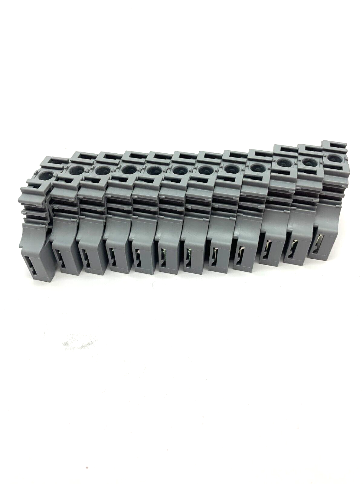 ABB Entrelec BAM 2 End Stops Gray 1SNA206351R1600 LOT OF 12 - Maverick Industrial Sales