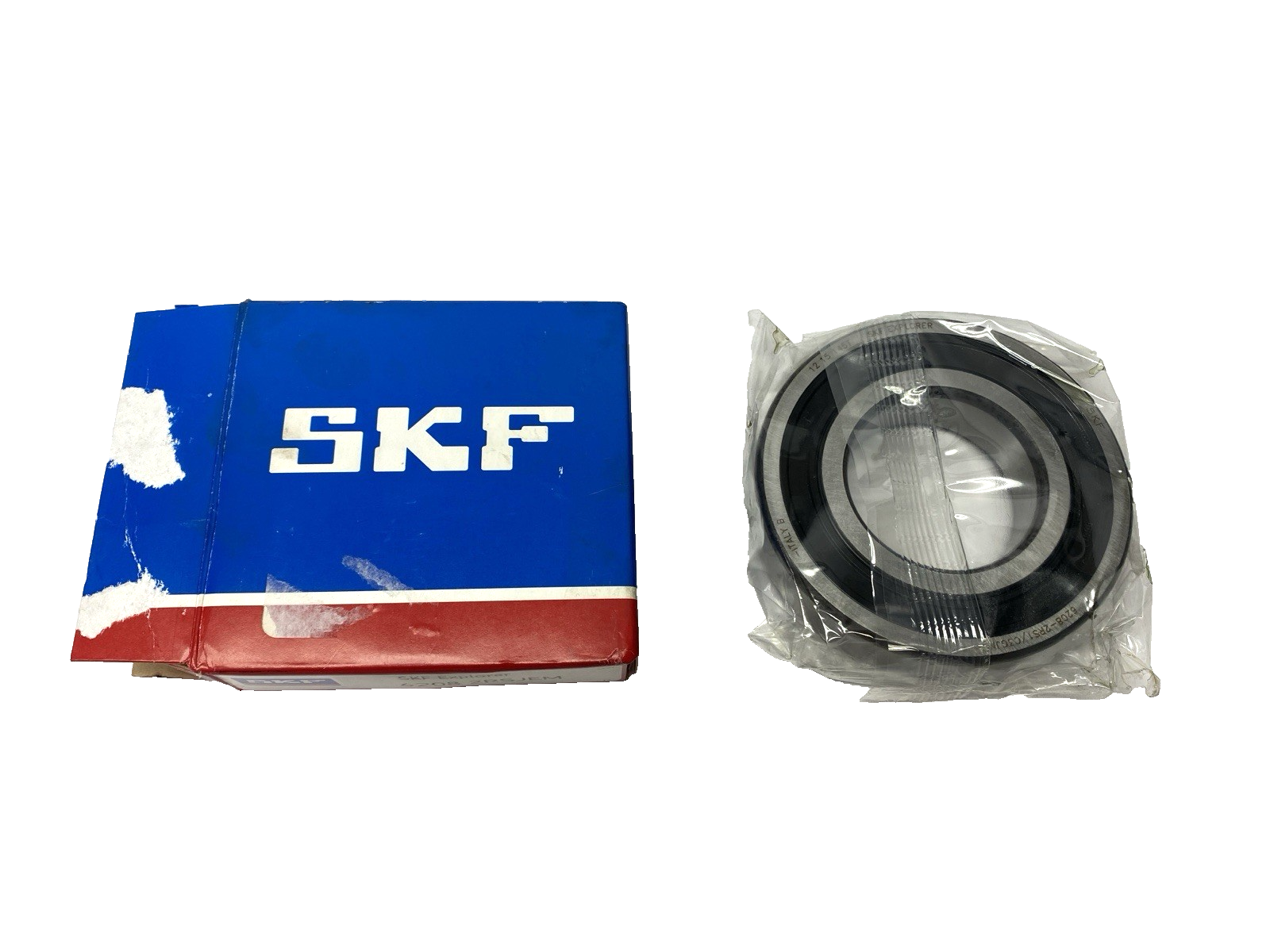 6208 2RSJEM | SKF Deep Groove Ball Bearing 40mm Bore 18mm Width 80mm OD - New – Open box - Maverick Industrial Sales