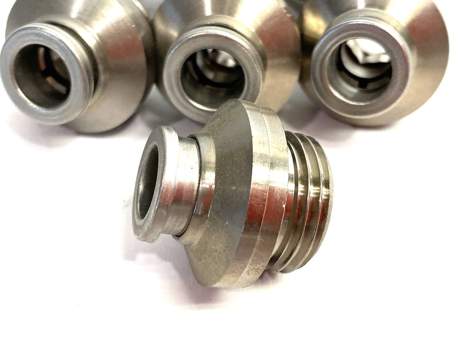 KQB2S10-G04 | SMC Metal Straight Male Fitting, Hex Internal, 10mm Tube OD LOT OF 7 - New – Open box - Maverick Industrial Sales