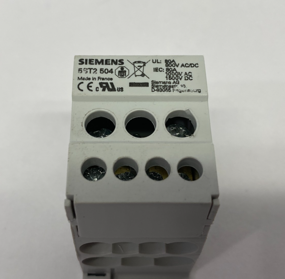 Siemens 5ST2504 Power Distribution Block - Maverick Industrial Sales