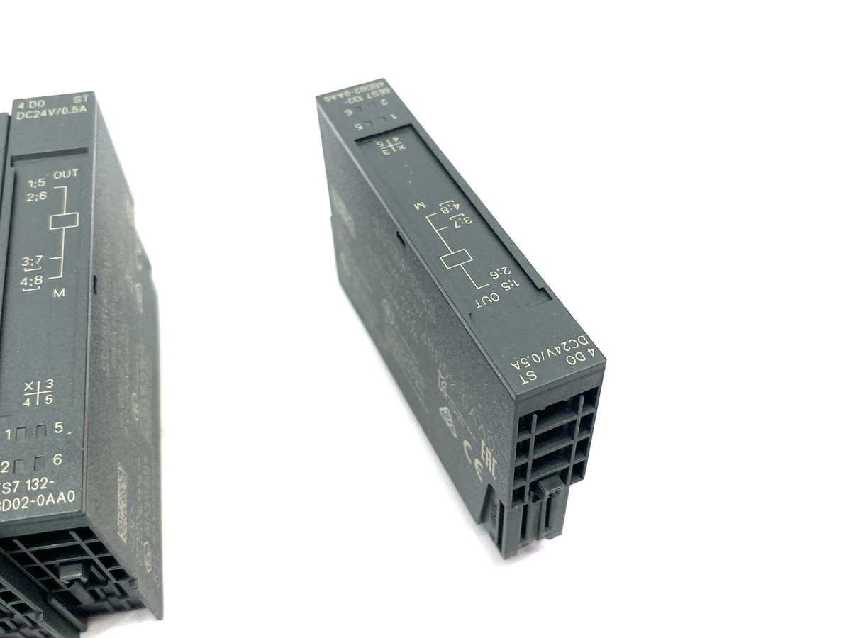 6ES7132-4BD02-0AA0 | Siemens SIMATIC DP ET200S Ele. Module 4 DO Standard, BOX OF 4 - New – Open box - Maverick Industrial Sales