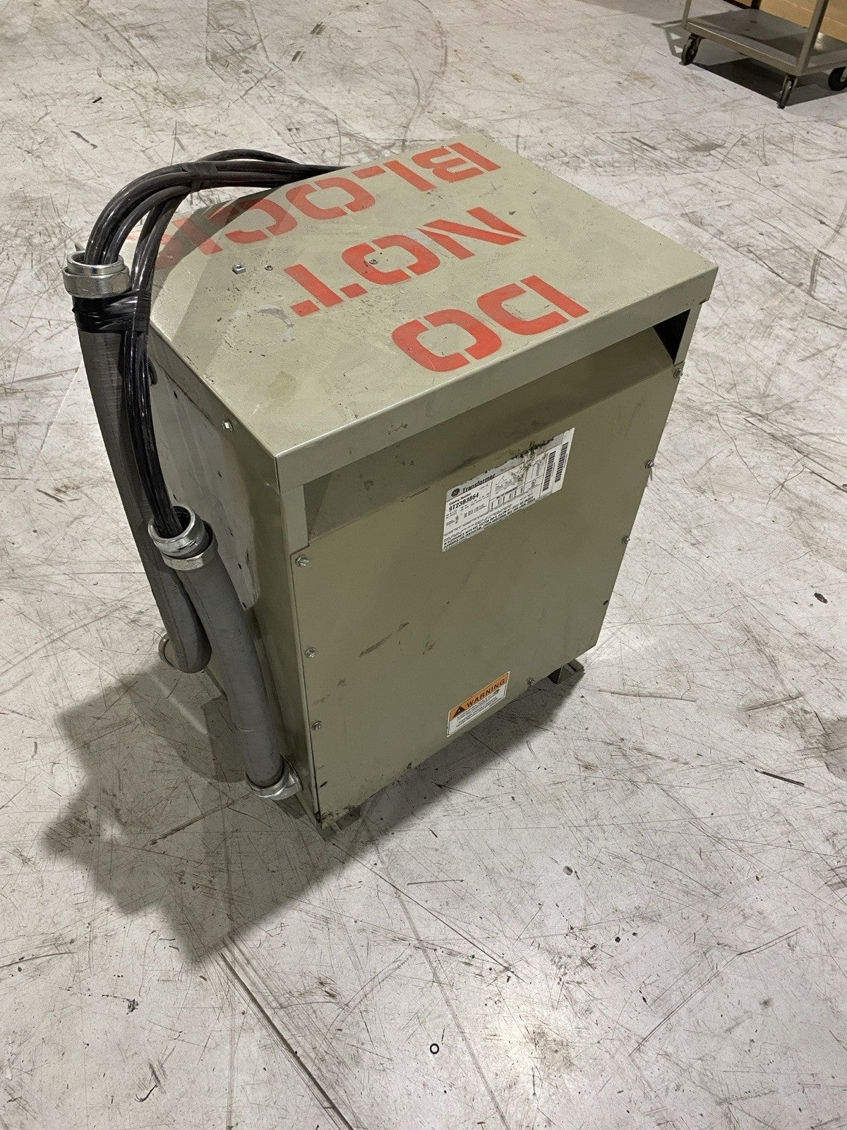 9T23B3864 | GE Transformer Type QL 50.0 kVA 60Hz 3 PH 5.9% 1MP 480V-208/120V - Used - Maverick Industrial Sales