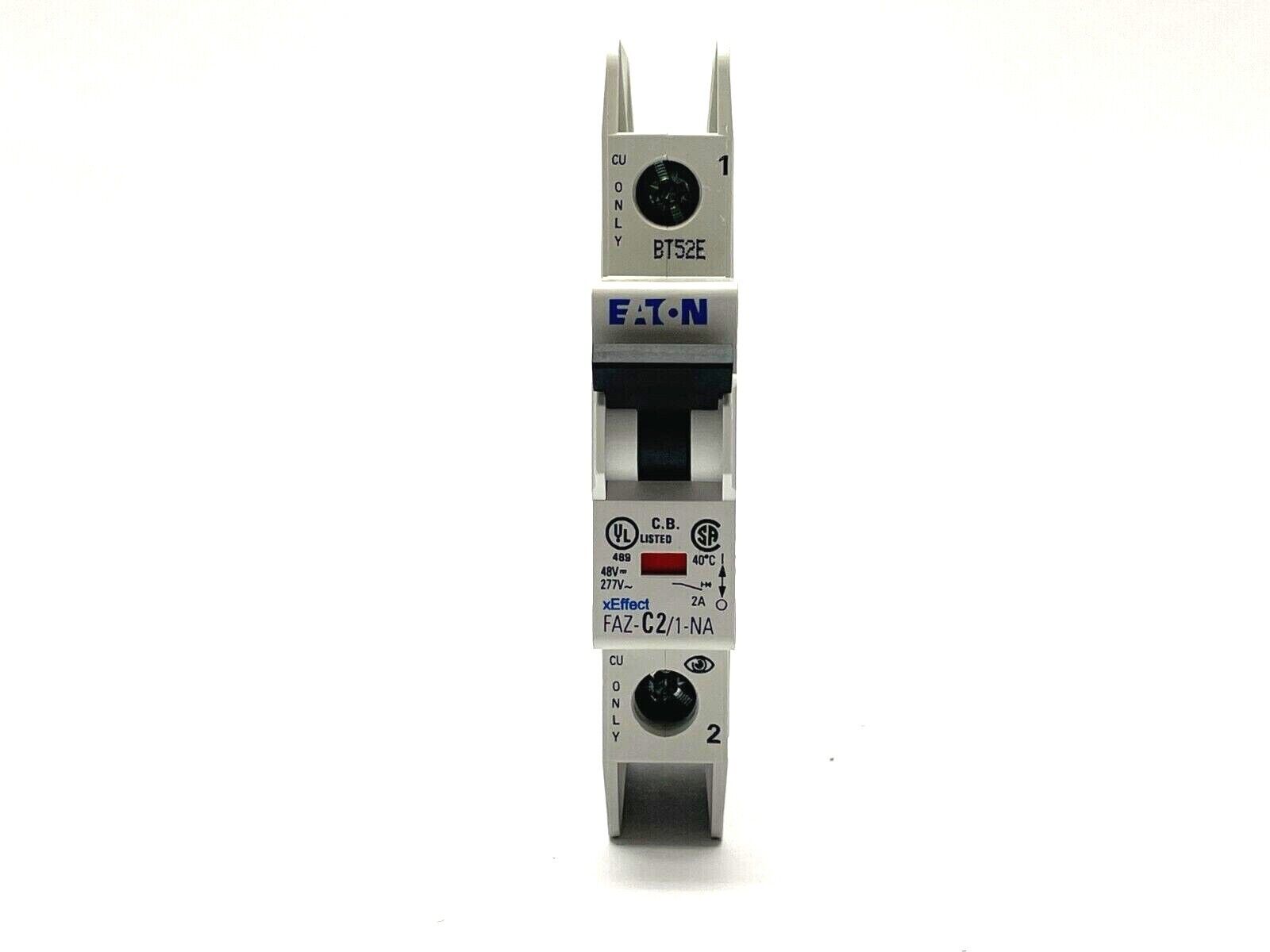Eaton FAZ-C2/1-NA-SP Circuit Breaker 2A 1-Pole 277VAC - Maverick Industrial Sales