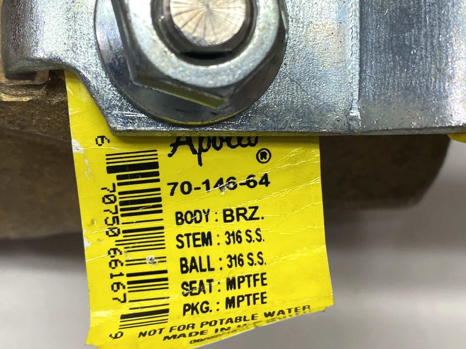 Apollo 70-146-64 Bronze Ball Valve 600CWP 1-1/4" NPT SHELFWARE - New – Open box - Maverick Industrial Sales