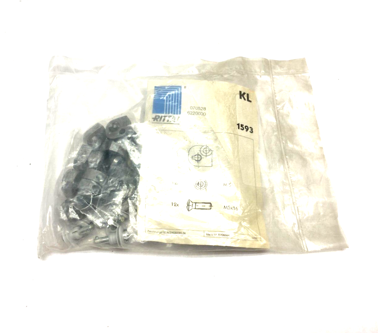 Rittal NZ 1593.000 Spare Quick-Release Fastener PKG OF 12 - Maverick Industrial Sales