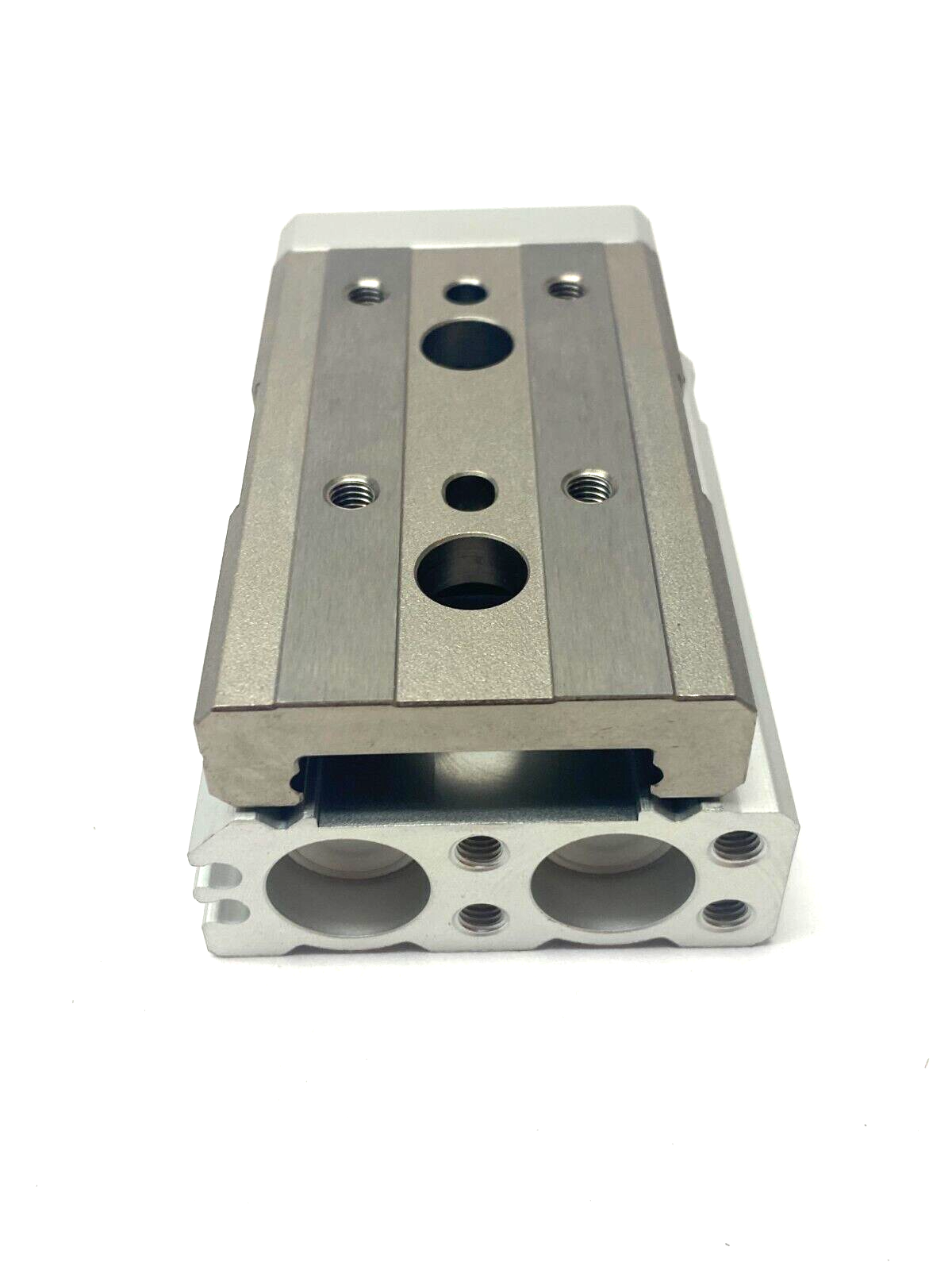 SMC MXQ16-10 Pneumatic Cylinder Slide Table 16mm Bore 10mm Stroke - Maverick Industrial Sales