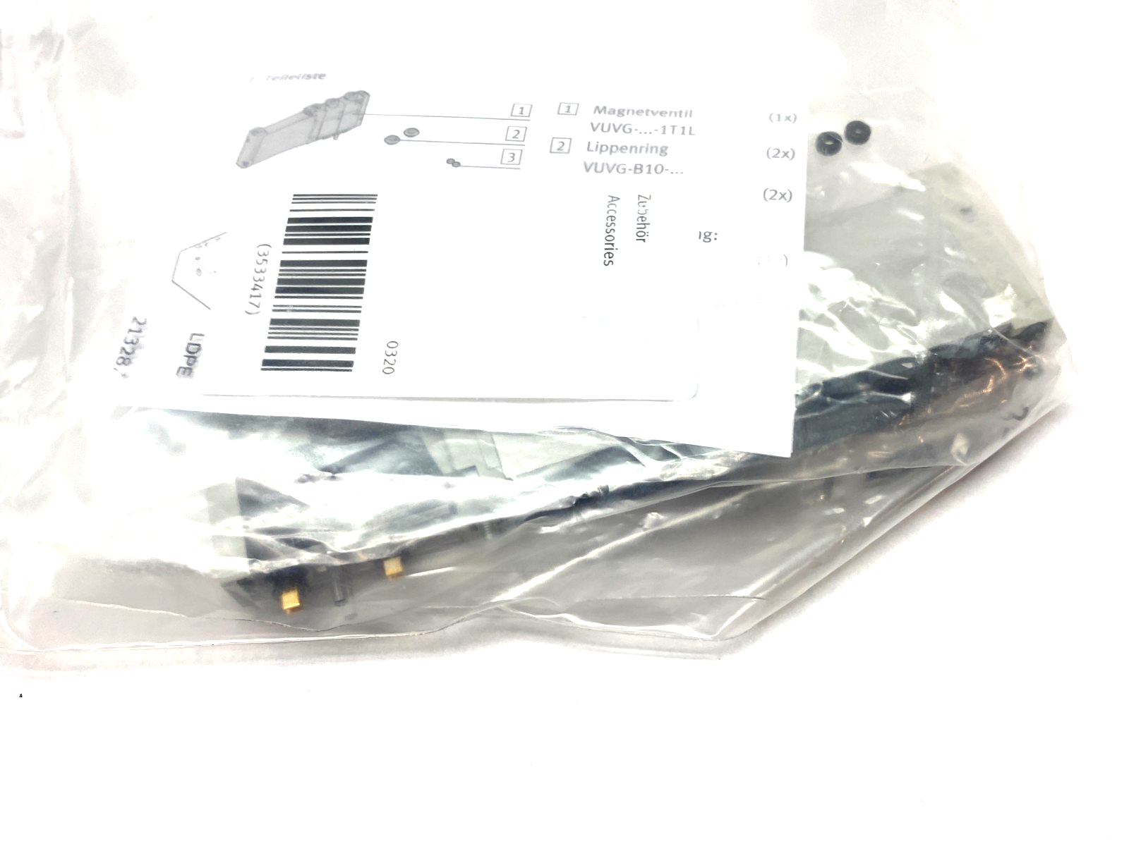 Festo VUVG-B18-P53E-ZT-F-1T1L Solenoid Valve, 5/3 Exhausted, 8004895 - Maverick Industrial Sales