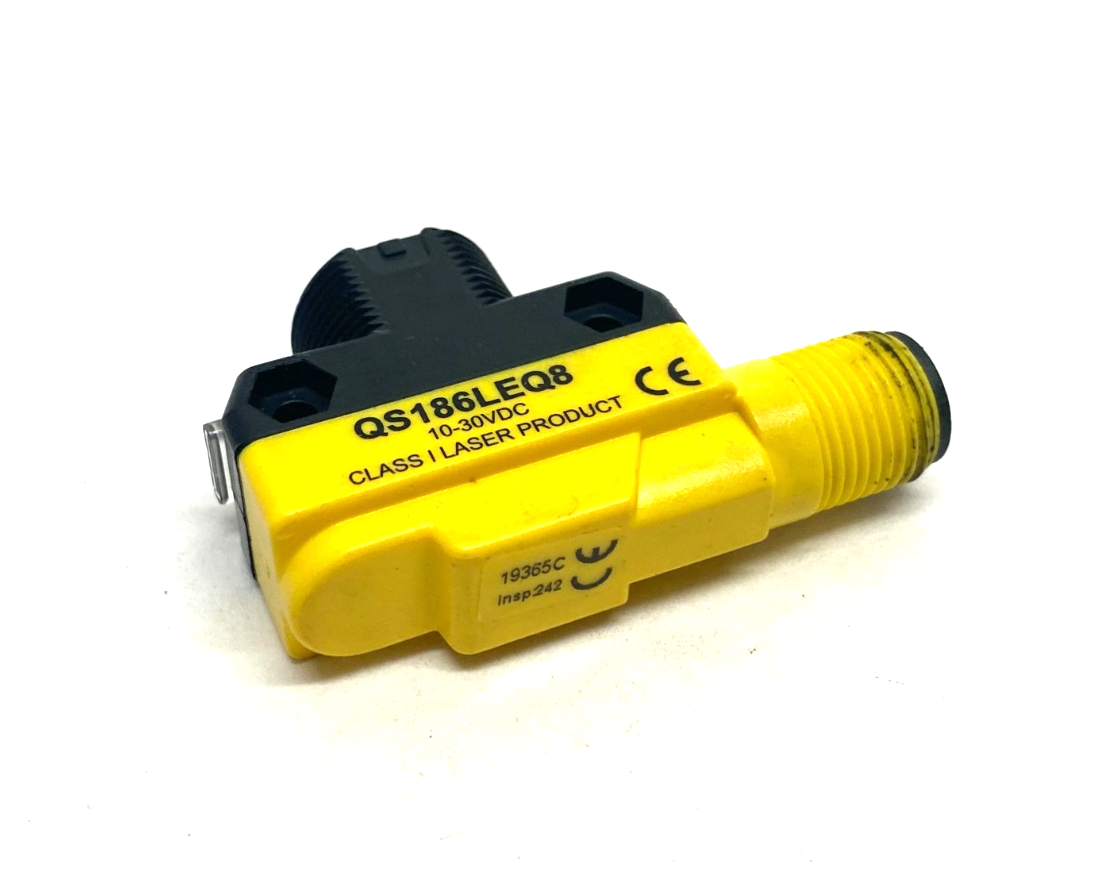 Banner QS186LEQ8 WORLD-BEAM Photoelectric Laser Sensor Class 1, 70253 - Maverick Industrial Sales