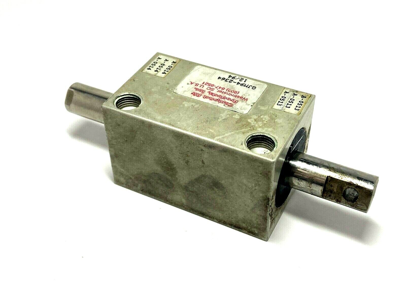 Compact QJM94-2364 Pneumatic Cylinder 3/4" Stroke - Maverick Industrial Sales
