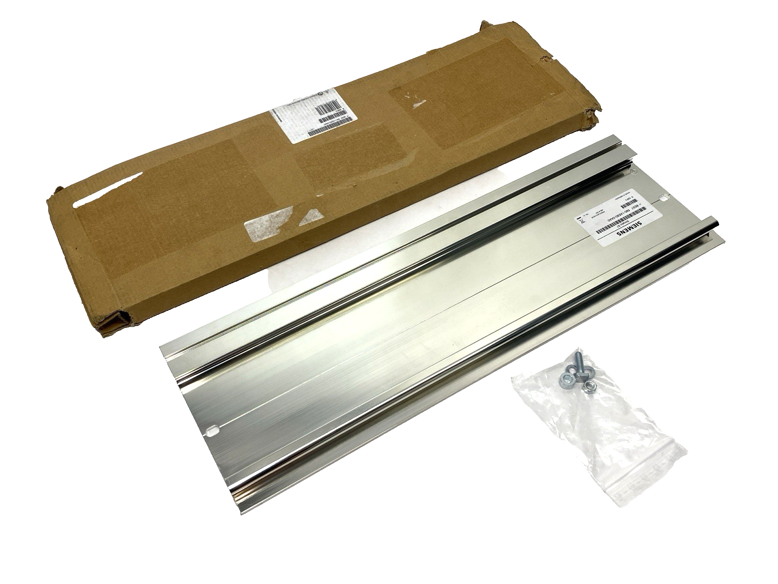 6ES7590-1AE80-0AA0 | Siemens SIMATIC S7-1500 Sectional Mounting Rail 482.6mm - New – Open box - Maverick Industrial Sales