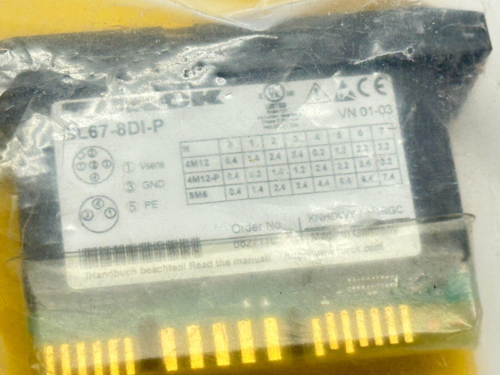 Turck BL67-8DI-P Base Module Digital 8-Input 6827170 - Maverick Industrial Sales