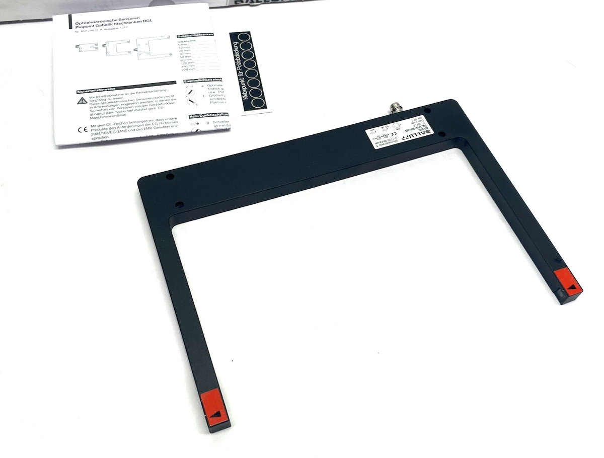 Balluff BGL000L Standard Photoelectric Fork Sensor Metal, BGL 180A-005-S49 - Maverick Industrial Sales