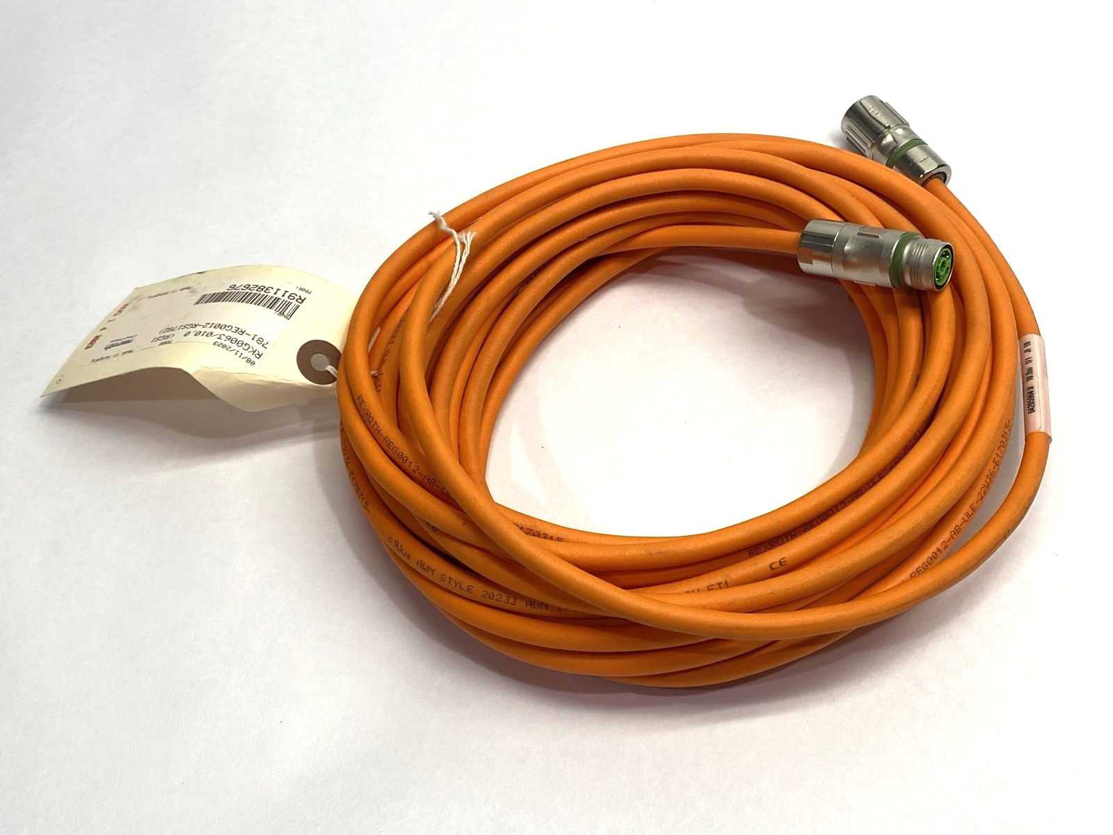 Rexroth R911382676 Double-Ended Encoder Cable 10m RKG0063/010,0 - Maverick Industrial Sales