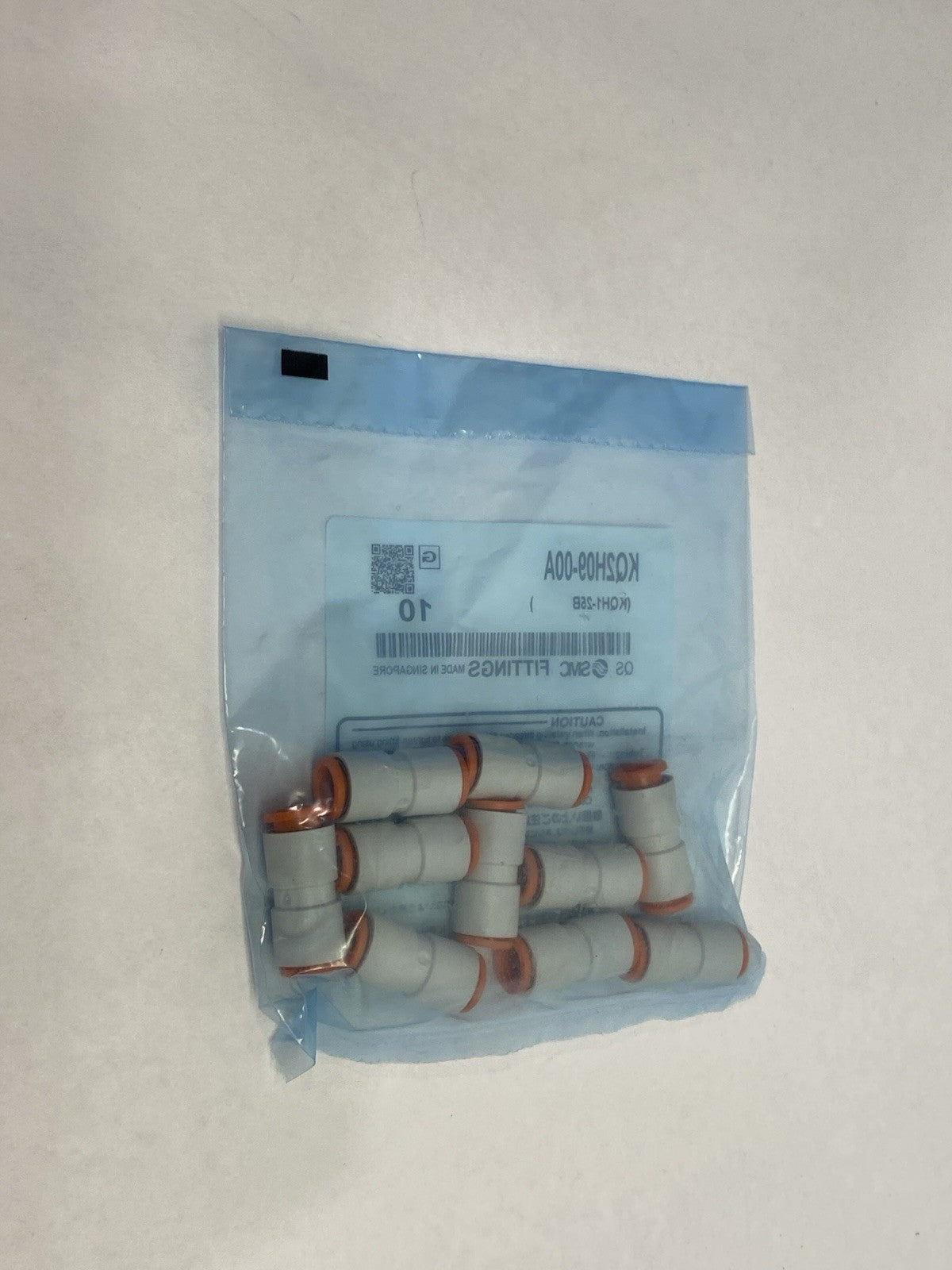 KQ2H09-00A | SMC Straight Tube Union Fitting Connector, 5/16" Tube OD, 10-PACK - New - Maverick Industrial Sales