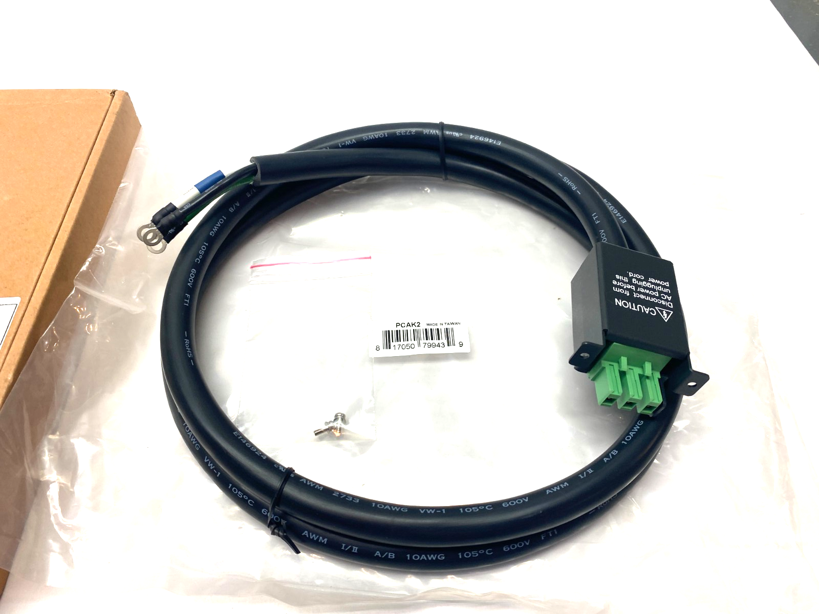 BK Precision PCAK2 Unterminated AC Power Cable Assembly - Maverick Industrial Sales