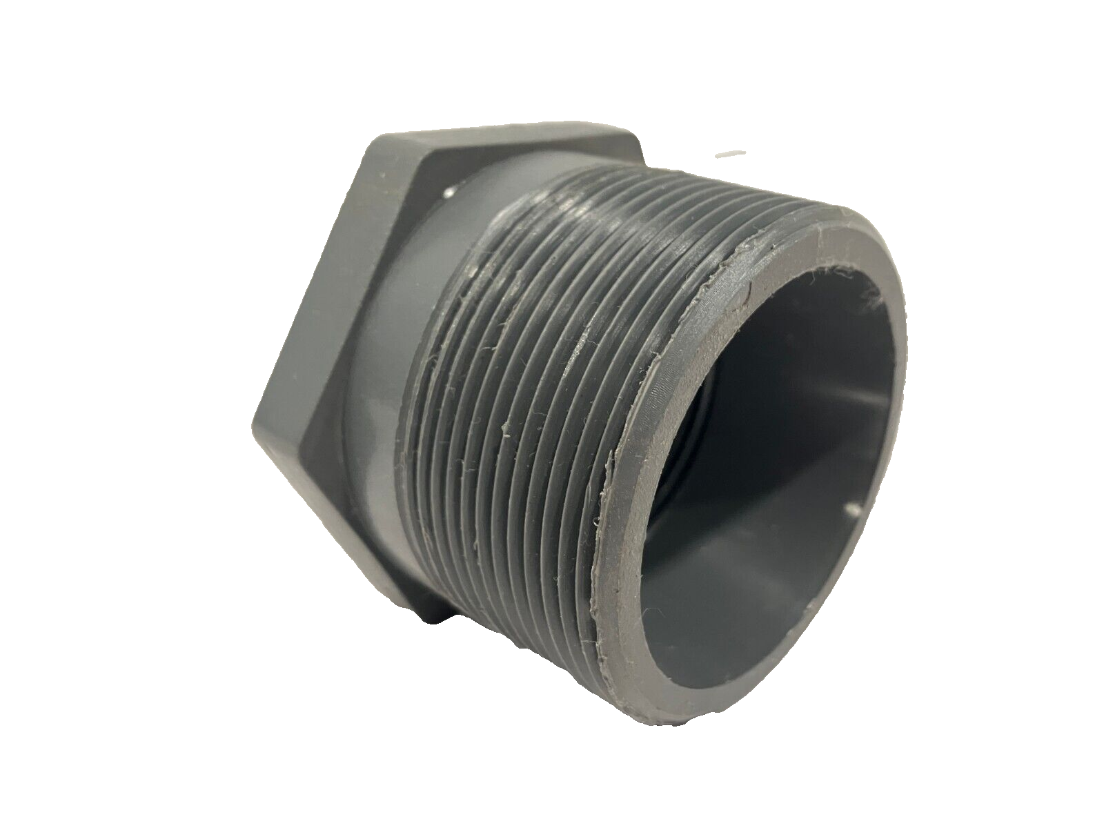 Nibco 2" x 1-1/4" Reducer Bushing PVC-I nSF 2"Length, 2-1/2" Hex - Maverick Industrial Sales