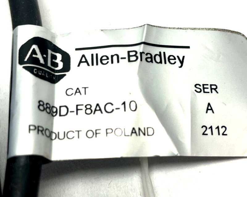 Allen Bradley 889D-F8AC-10 Ser. A DC Micro Cable - Maverick Industrial Sales